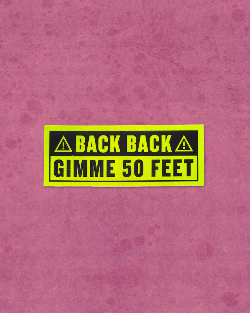 Back Back Sticker