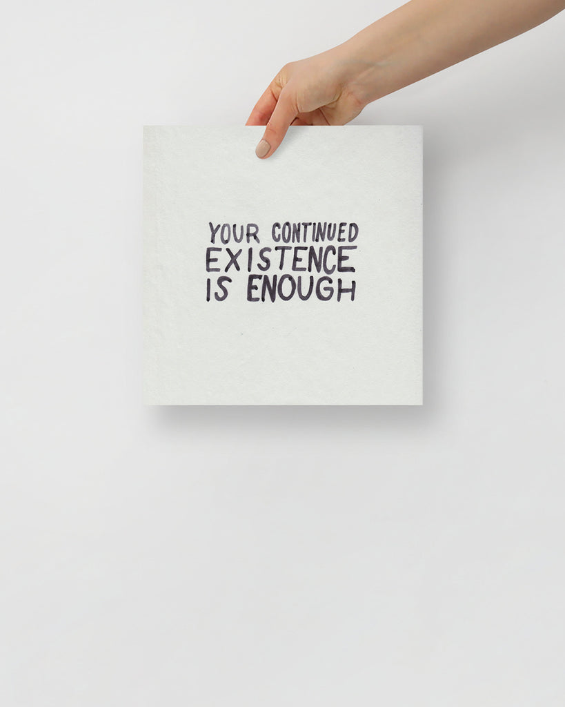Continued Existence Poster