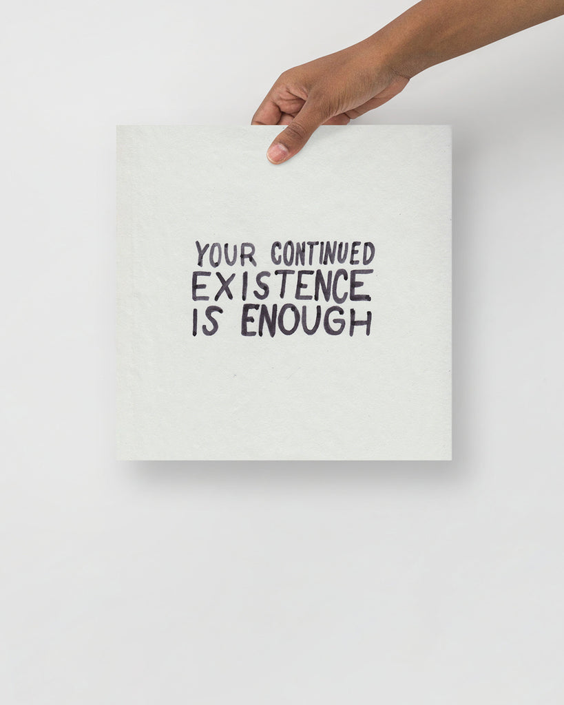Continued Existence Poster