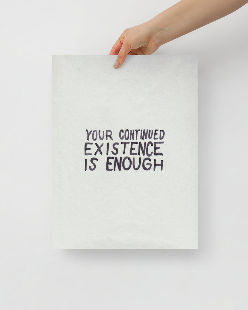 Continued Existence Poster