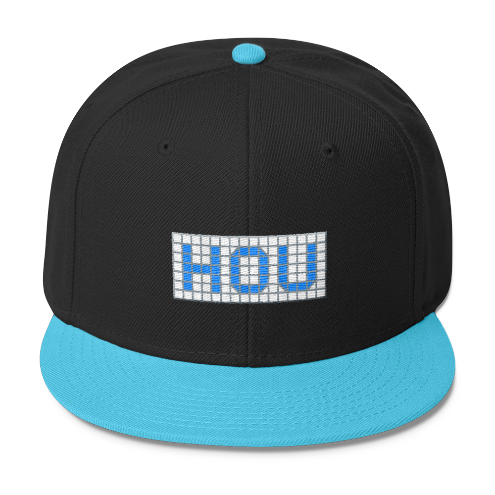 "HOU" Blue Tile Snapback
