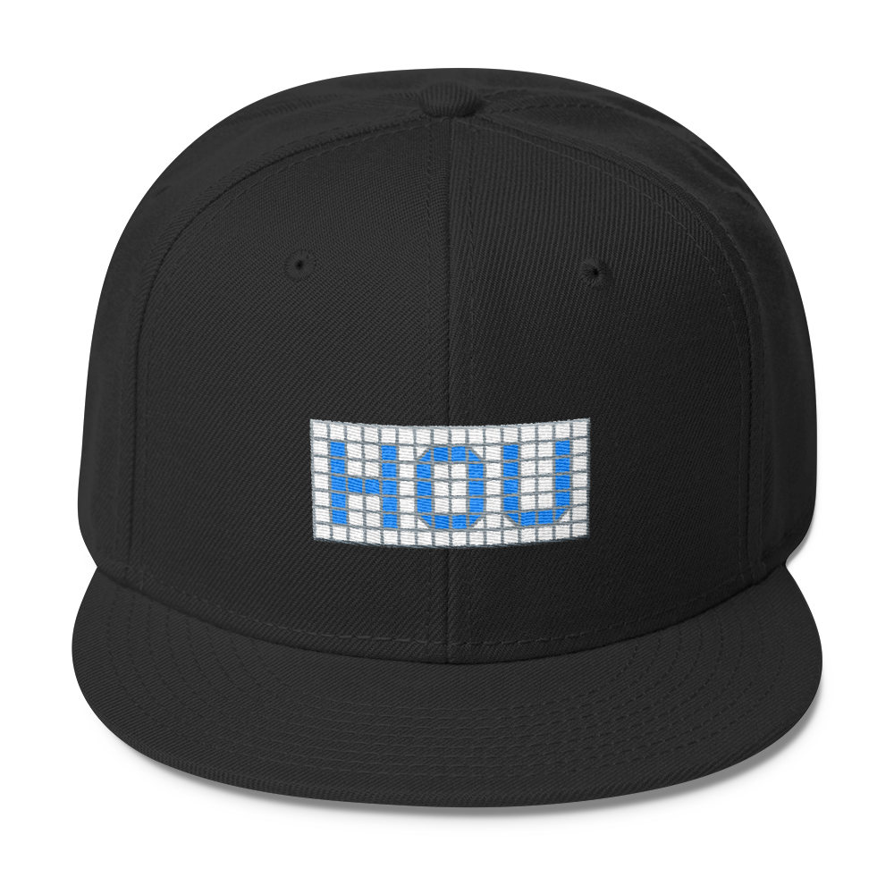 "HOU" Blue Tile Snapback