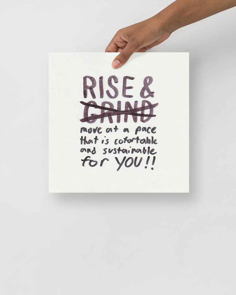 Rise & Grind Poster