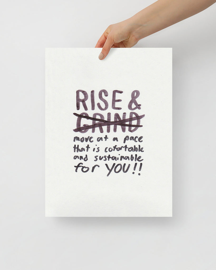 Rise & Grind Poster