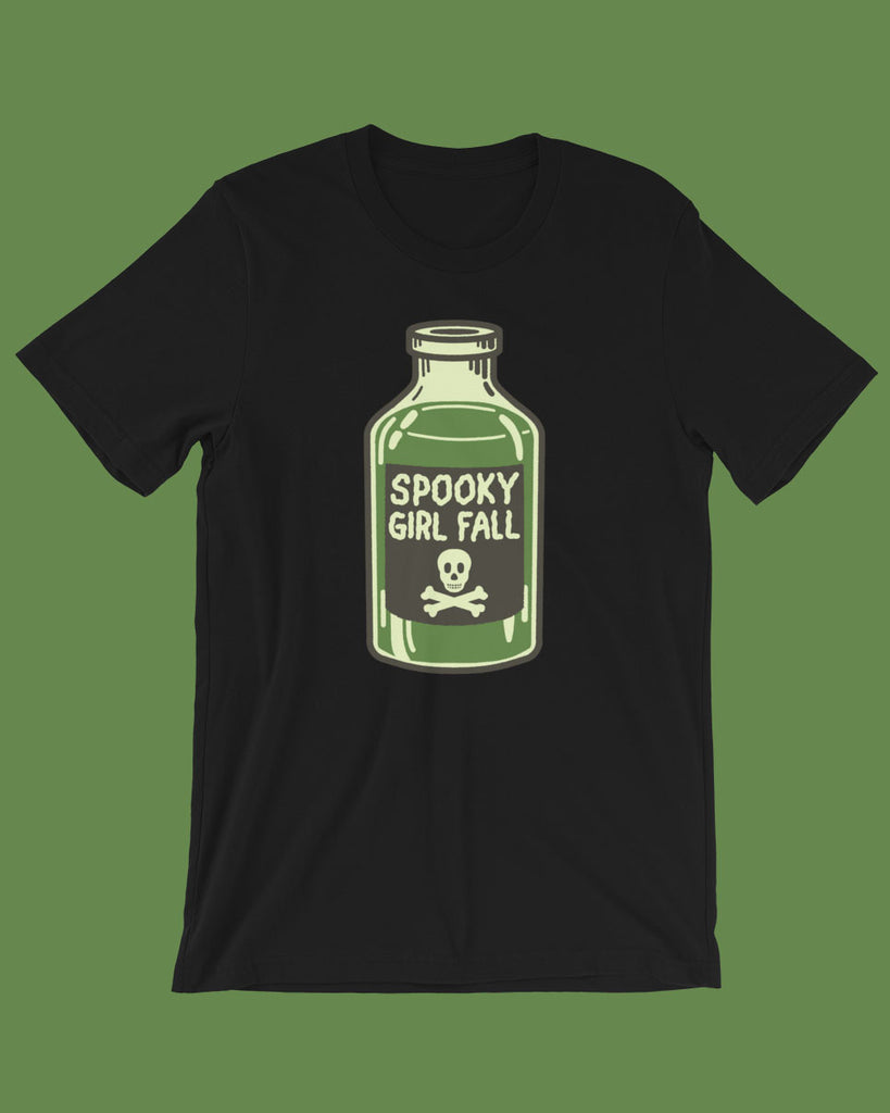 Spooky Girl Fall Poison Unisex T-Shirt